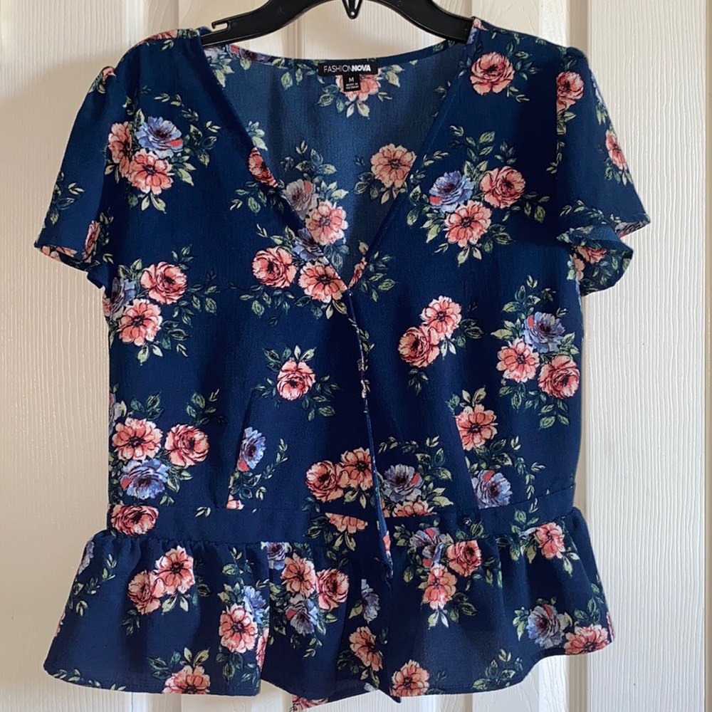 Flowery Blouse
